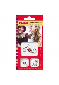 Naklejki A ozdobne 3D Diamenty III