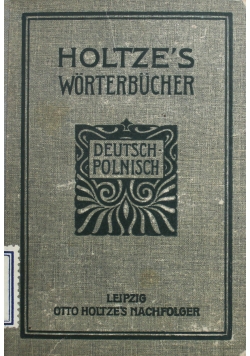Worterbuch der Deutschen und Polnischen Sprache 1920 r.
