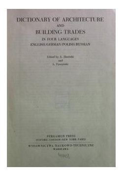 Dictionary of Architecture and building trades