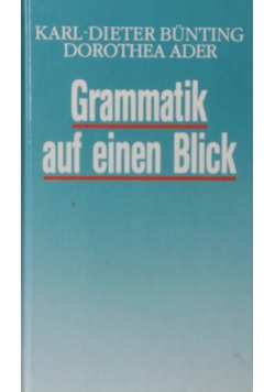 Grammatik auf einem Blick