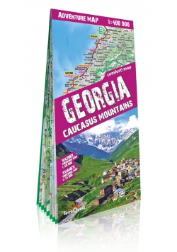Georgia laminowana mapa samochodowo-turystyczna 1:400 000