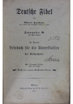 Deutsche Fibel, 1891r.