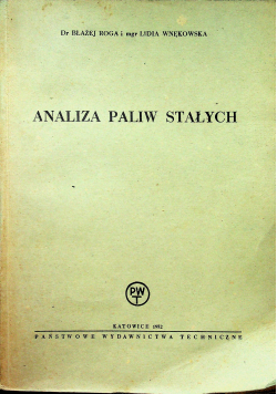 Analiza paliw stałych