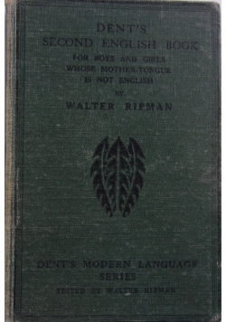 Dent's second english book, 1933 r.