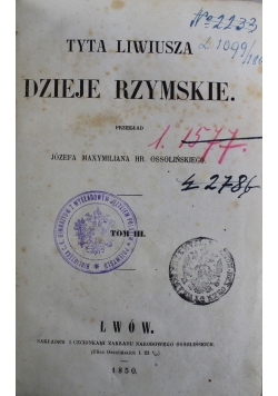 Dzieje rzymskie tom III 1950 r.