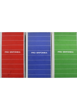 Pro sinfonika 3 tomy