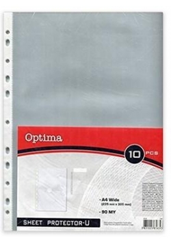 Obwoluta A4 przeźroczysta 10szt OPTIMA