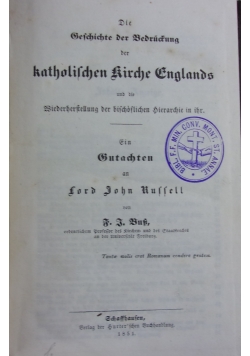 Die geschichte der Bedruckung, 1851r.