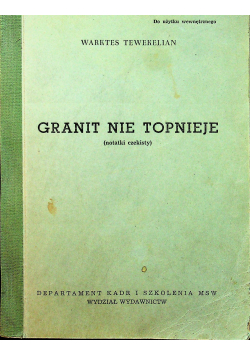 Granit nie topnieje