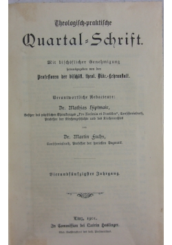 Theologisch-praktische Quartalschrift, 1890r.