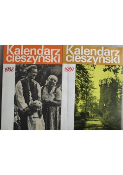 Kalendarz cieszyński rok 1988 i rok 1989