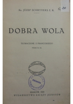 Dobra Wola 1923 r.