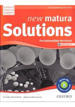 Matura Solutions NEW Pre-intermed. 2E WB PL OXFORD