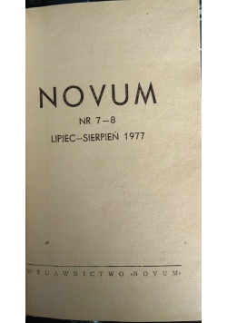 Novum nr.7-12 1977r.
