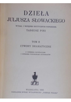 Dzieła Juljusza Słowackiego, 1933 r.