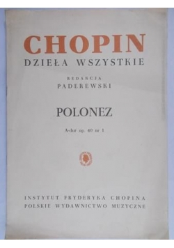 Chopin dzieła wszystkie, VIII Polonez