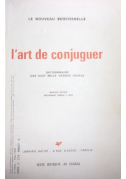 Le noveau bescherelle...
