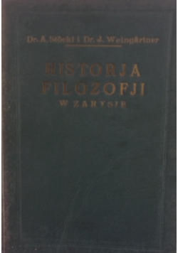 Historja filozofji w zarysie, ok. 1930r.