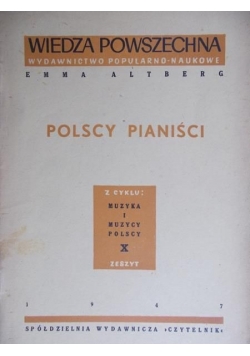 Tazbir Stanisław - Polscy Pianiści, 1947 r.