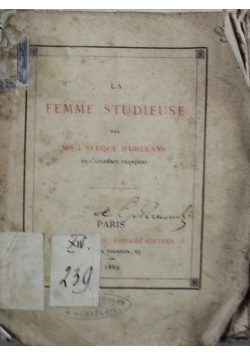 La Femme Studieuse 1869 r.