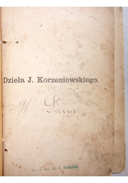 Dzieła J. Korzeniowskiego, T VI"Krewni", 1872r.