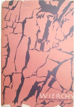 Wierchy, rok trzydziestypierwszy 1962 r.