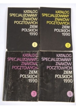 Katalog specjalizowany znaków pocztowych ziem polskich 1990, Tom I-VI