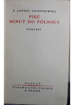 Pięć minut do północy 1928 r