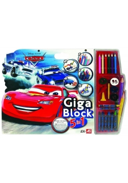 Giga Block - Zestaw dla artysty 5w1 - Cars