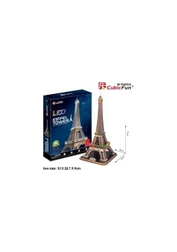 Dante Puzzle 3D LED Wieża Eiffel'a - 306-20507, nowe