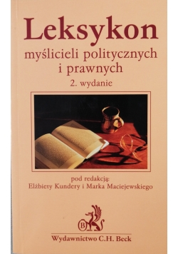 Leksykon myślicieli politycznych i prawnych 2 wydanie