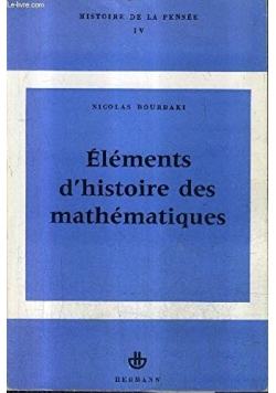 Elements d'histoire des mathematiques