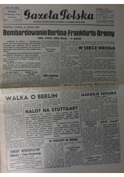 Gazeta Polska, nr 276,reprint z 1943r