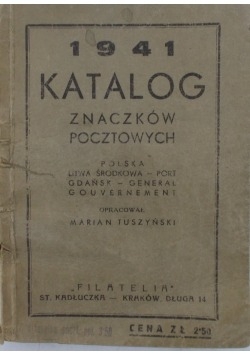 Katalog znaczków pocztowych ,1914r.