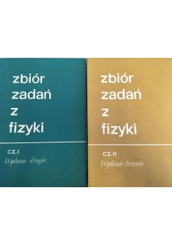Zbiór zadań z fizyki cz.I-II, 2 książki