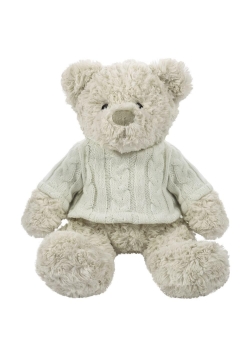 Miś Charlie ecru w sweterku 26cm
