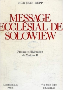 Message Ecclesial de Solowiew