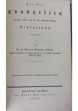Die vier Changelien,1829 r.