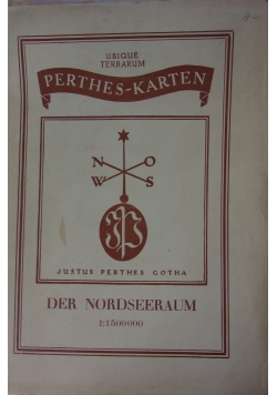 Perthes-Karten Der Nordseeraum 1:1500000, 1934r.