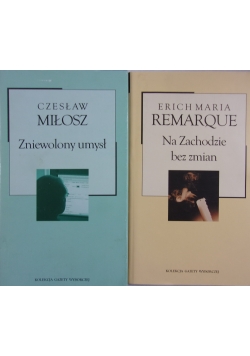 Na Zachodzie bez zmian / Zniewolony umysł. Zestaw 2 książek