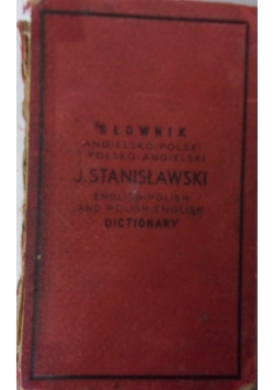 Słownik Anielsko-Polski/Polsko-Angielski, 1933r.
