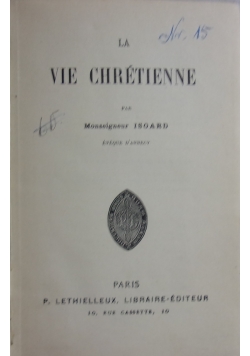 La vie chretienne, 1910 r.