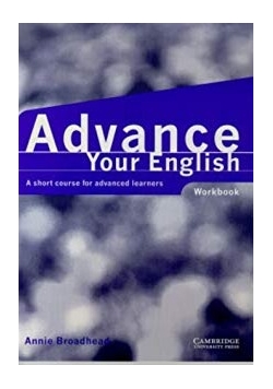 Advance Your English workbook