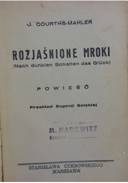 Rozjaśnione Mroki,1935r.