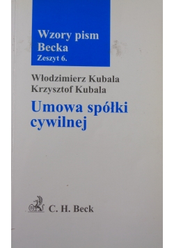 Umowa spółki cywilnej