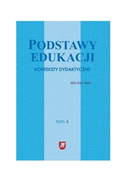 Podstawy edukacji, konteksty dydaktyczne
