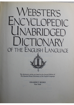 Websters encyclopedic unarbidged dictionary