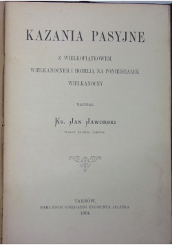 Kazania pasyjne