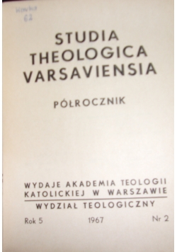 Studia Theologica Varsaviensia
