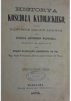 Historya kościoła katolickiego, 1878 r.